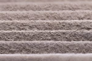 Clogged Air Filter, indoor air quality