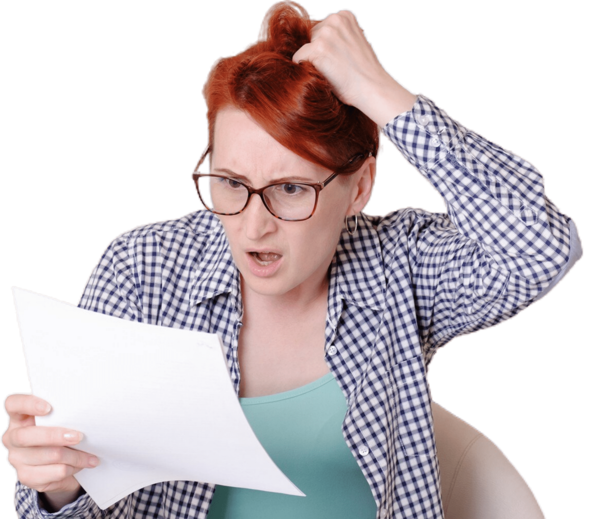 Woman shocked Woman shocked